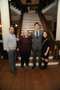 Roberto E. Santillan, University of St. Francis with guests