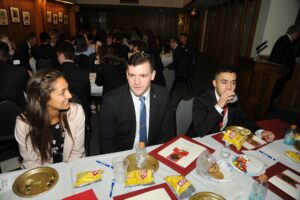 Student Laureates at lunch