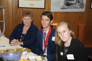 Student Laureates at lunch